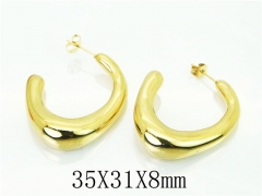 HY Wholesale Earrings 316L Stainless Steel Popular Jewelry Earrings-HY16E0106OF