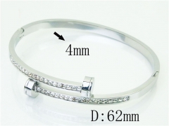 HY Wholesale Bangles Jewelry Stainless Steel 316L Fashion Bangle-HY80B1660HIE