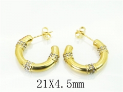 HY Wholesale Earrings 316L Stainless Steel Popular Jewelry Earrings-HY16E0120PLS