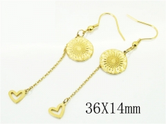 HY Wholesale Earrings 316L Stainless Steel Popular Jewelry Earrings-HY92E0103HMF