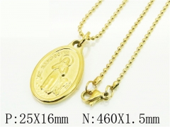 HY Wholesale Necklaces Stainless Steel 316L Jewelry Necklaces-HY92N0483HIF