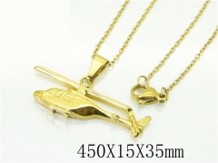 HY Wholesale Necklaces Stainless Steel 316L Jewelry Necklaces-HY74N0130ME