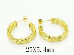 HY Wholesale Earrings 316L Stainless Steel Popular Jewelry Earrings-HY16E0158OR