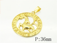 HY Wholesale Pendant Jewelry 316L Stainless Steel Jewelry Pendant-HY22P1138PZ