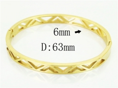 HY Wholesale Bangles Jewelry Stainless Steel 316L Fashion Bangle-HY62B0680HNQ