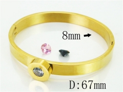 HY Wholesale Bangles Jewelry Stainless Steel 316L Fashion Bangle-HY62B0694HOZ