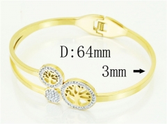 HY Wholesale Bangles Jewelry Stainless Steel 316L Fashion Bangle-HY80B1718HJE