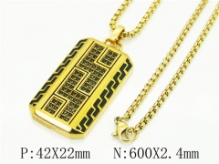 HY Wholesale Necklaces Stainless Steel 316L Jewelry Necklaces-HY41N0139ILS