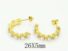 HY Wholesale Earrings 316L Stainless Steel Popular Jewelry Earrings-HY80E0799HEE