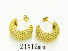 HY Wholesale Earrings 316L Stainless Steel Popular Jewelry Earrings-HY80E0781OL