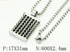 HY Wholesale Necklaces Stainless Steel 316L Jewelry Necklaces-HY41N0200HNZ