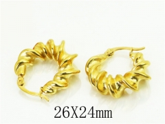 HY Wholesale Earrings 316L Stainless Steel Popular Jewelry Earrings-HY48E0055HTT