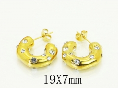 HY Wholesale Earrings 316L Stainless Steel Popular Jewelry Earrings-HY80E0796HEE