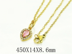 HY Wholesale Necklaces Stainless Steel 316L Jewelry Necklaces-HY15N0207DMJ