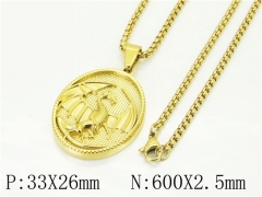 HY Wholesale Necklaces Stainless Steel 316L Jewelry Necklaces-HY41N0211HLA