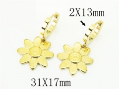 HY Wholesale Earrings 316L Stainless Steel Popular Jewelry Earrings-HY43E0550MS