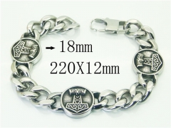 HY Wholesale Bracelets 316L Stainless Steel Jewelry Bracelets-HY22B0519JGG