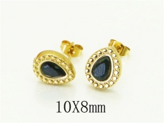 HY Wholesale Earrings 316L Stainless Steel Popular Jewelry Earrings-HY43E0628GKI