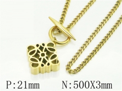 HY Wholesale Necklaces Stainless Steel 316L Jewelry Necklaces-HY32N0861HHS