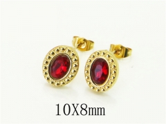 HY Wholesale Earrings 316L Stainless Steel Popular Jewelry Earrings-HY43E0638UKI