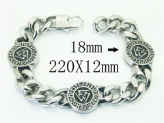 HY Wholesale Bracelets 316L Stainless Steel Jewelry Bracelets-HY22B0516JQQ