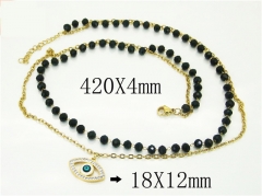 HY Wholesale Necklaces Stainless Steel 316L Jewelry Necklaces-HY24N0126HKL