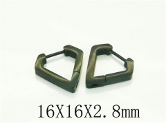 HY Wholesale Earrings 316L Stainless Steel Popular Jewelry Earrings-HY75E0175KS