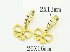 HY Wholesale Earrings 316L Stainless Steel Popular Jewelry Earrings-HY43E0565LW