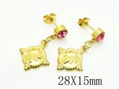 HY Wholesale Earrings 316L Stainless Steel Popular Jewelry Earrings-HY60E1591JE