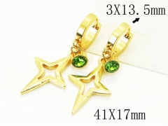 HY Wholesale Earrings 316L Stainless Steel Popular Jewelry Earrings-HY60E1530RJO