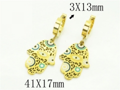 HY Wholesale Earrings 316L Stainless Steel Popular Jewelry Earrings-HY32E0465HRL