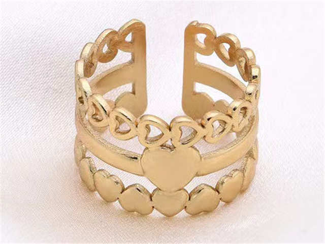 HY Wholesale Rings Jewelry 316L Stainless Steel Popular Rings-HY0090R0351