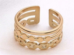 HY Wholesale Rings Jewelry 316L Stainless Steel Popular Rings-HY0090R0260