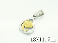 HY Wholesale Pendant Jewelry 316L Stainless Steel Jewelry Pendant-HY12P1744JL