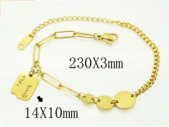 HY Wholesale Bracelets 316L Stainless Steel Jewelry Bracelets-HY19B1123OA