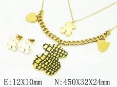 HY Wholesale Jewelry 316L Stainless Steel jewelry Set-HY02S2903HMS