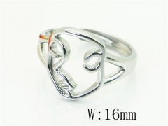 HY Wholesale Popular Rings Jewelry Stainless Steel 316L Rings-HY15R2507CKJ