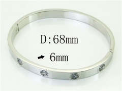 HY Wholesale Bangles Jewelry Stainless Steel 316L Fashion Bangle-HY62B0715HJD