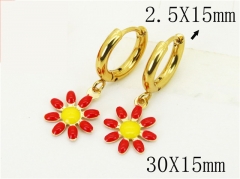 HY Wholesale Earrings 316L Stainless Steel Popular Jewelry Earrings-HY60E1687JR