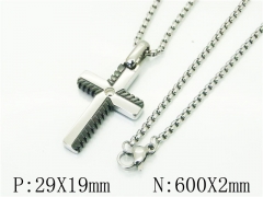 HY Wholesale Necklaces Stainless Steel 316L Jewelry Necklaces-HY41N0272HKS