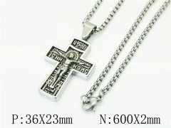 HY Wholesale Necklaces Stainless Steel 316L Jewelry Necklaces-HY41N0263HIF