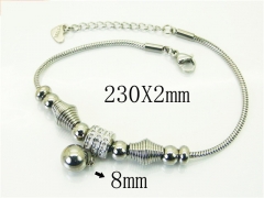 HY Wholesale Bracelets 316L Stainless Steel Jewelry Bracelets-HY24B0208HIO