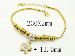 HY Wholesale Bracelets 316L Stainless Steel Jewelry Bracelets-HY24B0226HLZ