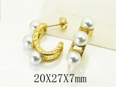 HY Wholesale Earrings 316L Stainless Steel Popular Jewelry Earrings-HY80E0858HXX