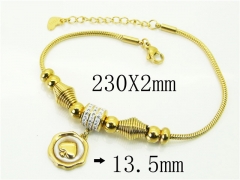 HY Wholesale Bracelets 316L Stainless Steel Jewelry Bracelets-HY24B0227HLX