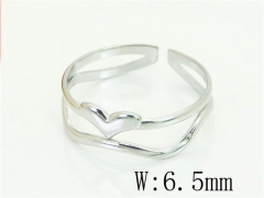 HY Wholesale Popular Rings Jewelry Stainless Steel 316L Rings-HY15R2545BKJ