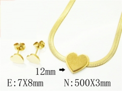 HY Wholesale Jewelry 316L Stainless Steel jewelry Set-HY66S0017OL