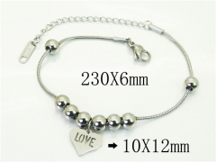 HY Wholesale Bracelets 316L Stainless Steel Jewelry Bracelets-HY19B1128NA