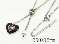 HY Wholesale Necklaces Stainless Steel 316L Jewelry Necklaces-HY80N0734NB