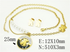 HY Wholesale Jewelry 316L Stainless Steel jewelry Set-HY02S2910HMT